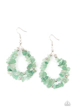 Load image into Gallery viewer, paparazzi-accessories-canyon-rock-art-green-earrings