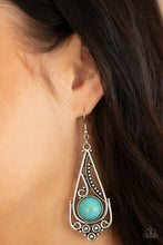 Load image into Gallery viewer, Canyon Climate - Blue Earrings - Paparazzi Jewelry