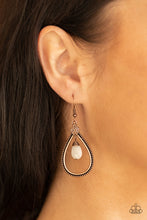 Load image into Gallery viewer, Ill Believe It ZEN I See It - Copper Earrings - Paparazzi Jewelry