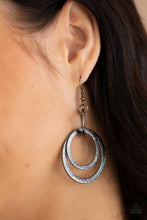 Load image into Gallery viewer, Distractingly Dizzy - Black Earrings - Paparazzi Jewelry