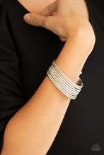 Load image into Gallery viewer, Now Watch Me Stack - Silver Bracelet - Paparazzi Jewelry