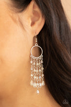 Load image into Gallery viewer, Dazzling Delicious - White Earrings - Paparazzi Jewelry