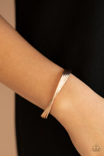 Load image into Gallery viewer, Bringing Basics Back - Rose Gold Bracelet - Paparazzi Jewelry