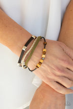 Load image into Gallery viewer, Solo Climb - Black Bracelet - Paparazzi Jewelry
