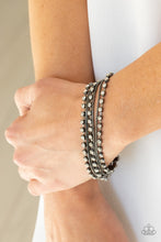 Load image into Gallery viewer, Thats a Smash! - Black Bracelet - Paparazzi Jewelry