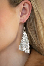 Load image into Gallery viewer, How FLARE You! - Silver Earrings - Paprazzi Jewelry
