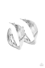 Load image into Gallery viewer, paparazzi-accessories-curves-in-all-the-right-places-silver-earrings