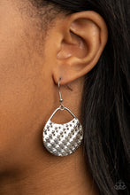 Load image into Gallery viewer, Im Sensing a Pattern Here - Silver Earrings - Paparazzi Jewelry