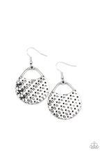 Load image into Gallery viewer, paparazzi-accessories-im-sensing-a-pattern-here-silver-earrings