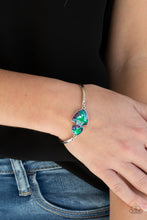 Load image into Gallery viewer, Deep Space Shimmer - Green Bracelet - Paparazzi Jewelry
