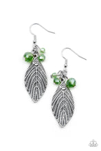 Load image into Gallery viewer, paparazzi-accessories-leaf-it-to-fate-green-earrings