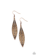 Load image into Gallery viewer, paparazzi-accessories-hearty-harvest-copper-earrings