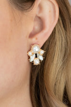 Load image into Gallery viewer, Royal Reverie - Gold Post Earrings - Paparazzi Jewelry