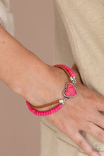 Load image into Gallery viewer, Charmingly Country - Pink Bracelet - Paparazzi Jewelry