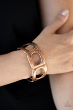 Load image into Gallery viewer, In OVAL Your Head - Copper Bracelet - Paparazzi Jewelry