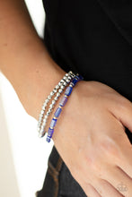 Load image into Gallery viewer, Elegant Essence - Blue Bracelet - Paparazzi Jewelry