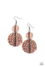 Load image into Gallery viewer, paparazzi-accessories-metro-metalhead-copper-earrings
