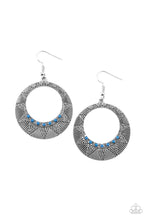 Load image into Gallery viewer, paparazzi-accessories-adobe-dusk-blue-earrings