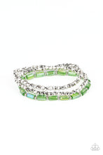 Load image into Gallery viewer, paparazzi-accessories-elegant-essence-green-bracelet