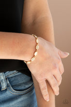 Load image into Gallery viewer, Stop and GLOW - Gold Bracelet - Paparazzi Jewelry