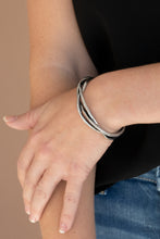 Load image into Gallery viewer, PLAIT Tectonics - Silver Bracelet - Paparazzi Jewelry