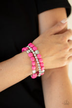 Load image into Gallery viewer, Desert Verbena - Pink Bracelet - Paparazzi Jewelry
