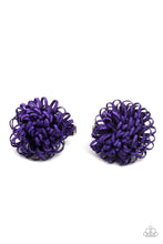 Load image into Gallery viewer, paparazzi-accessories-pretty-in-posy-purple-hair clip