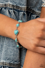 Load image into Gallery viewer, Eco-Friendly Fashionista - Blue Bracelet - Paparazzi Jewelry