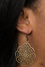 Load image into Gallery viewer, Tour de Taj Mahal - Brass Earrings - Paparazzi Jewelry