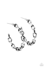Load image into Gallery viewer, paparazzi-accessories-stronger-together-silver-earrings