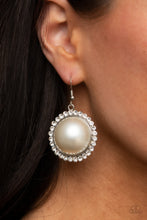Load image into Gallery viewer, Esteemed Elegance - White Earrings - Paparazzi Jewelry