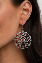 Load image into Gallery viewer, Posy Proposal - Red Earrings - Paparazzi Jewelry