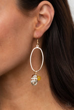Load image into Gallery viewer, Golden Grotto - Yellow Earrings - Paparazzi Jewelry