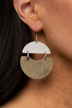 Load image into Gallery viewer, Watching The Sunrise - Brass Earrings - Paparazzi Jewelry