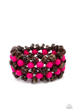 Load image into Gallery viewer, paparazzi-accessories-tahiti-tourist-pink-bracelet