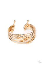 Load image into Gallery viewer, paparazzi-accessories-industrial-intricacies-gold-bracelet