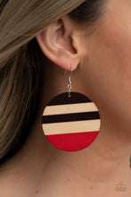 Load image into Gallery viewer, Yacht Party - Red Earrings - Paparazzi Jewelry