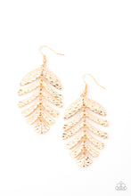 Load image into Gallery viewer, paparazzi-accessories-palm-lagoon-gold-earrings