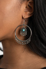Load image into Gallery viewer, Sunny Equinox - Blue Earrings - Paparazzi Jewelry