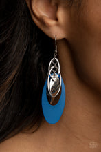Load image into Gallery viewer, Ambitious Allure - Blue Earrings - Paparazzi Jewelry