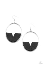 Load image into Gallery viewer, paparazzi-accessories-island-breeze-black-earrings