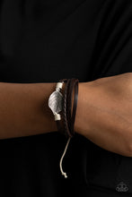 Load image into Gallery viewer, FROND and Center - Brown Bracelet - Paparazzi Jewelry