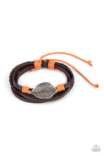 Load image into Gallery viewer, paparazzi-accessories-frond-and-center-orange-bracelet