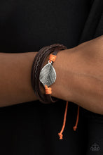 Load image into Gallery viewer, FROND and Center - Orange Bracelet - Paparazzi Jewelry