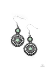 Load image into Gallery viewer, paparazzi-accessories-opulent-outreach-green-earrings