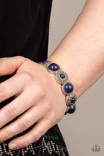 Load image into Gallery viewer, Garden Flair - Blue Bracelet - Paprazzi Jewelry