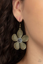 Load image into Gallery viewer, Fresh Florals - Brass Earrings - Paparazzi Jewelry
