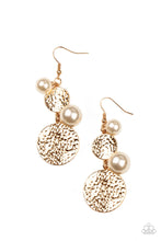 Load image into Gallery viewer, paparazzi-accessories-pearl-dive-gold-earrings