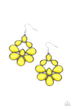 Load image into Gallery viewer, paparazzi-accessories-in-crowd-couture-yellow-earrings