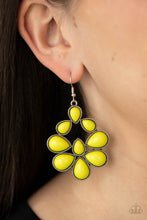 Load image into Gallery viewer, In Crowd Couture - Yellow Earrings - Paparazzi Jewelry